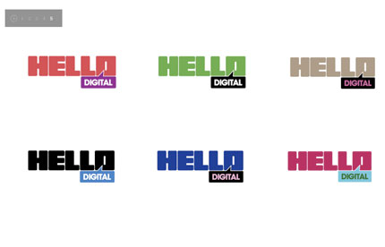 Brand Design on Ffffound Hello Digital Brand Identity Logo Design Love