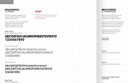 Hello Digital visual identity