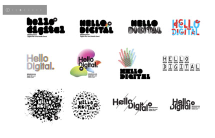 Hello Digital visual identity