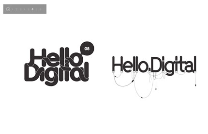 Hello Digital visual identity