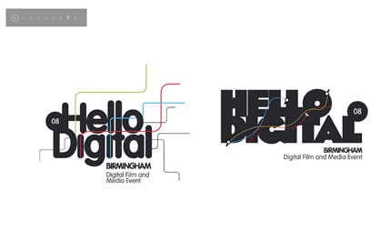 Hello Digital visual identity
