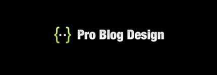 Pro Blog Design logo design