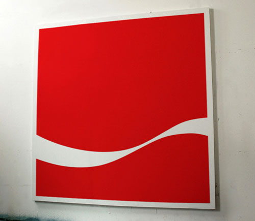 minimal Coca Cola logo
