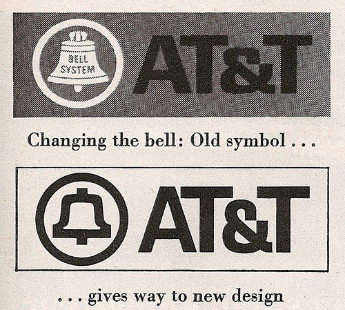 Saul Bass Bell logo redesign