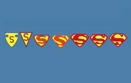 Superman shield evolution