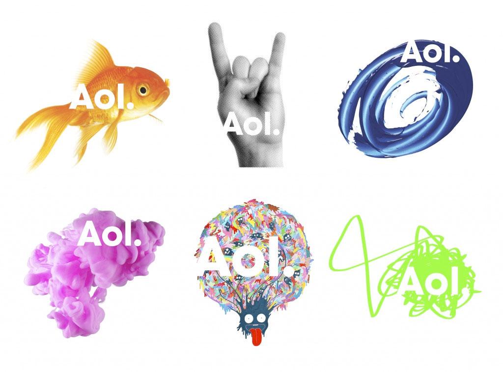 New AOL logo, by Wolff Olins New York