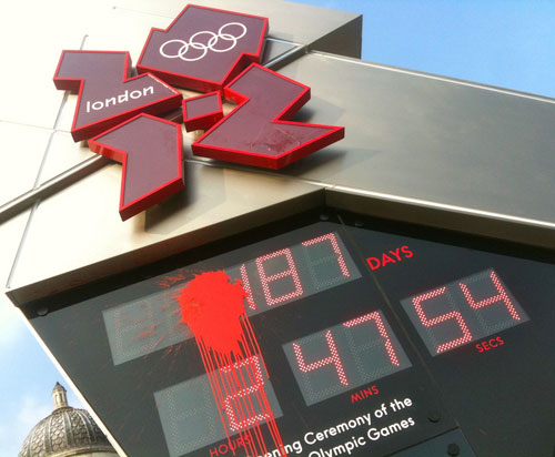 London Olympic clock