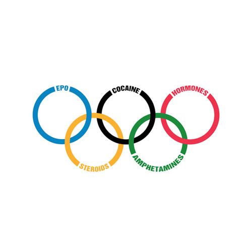 Olympics drugs logo