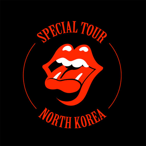 Rolling Stones North Korea logo