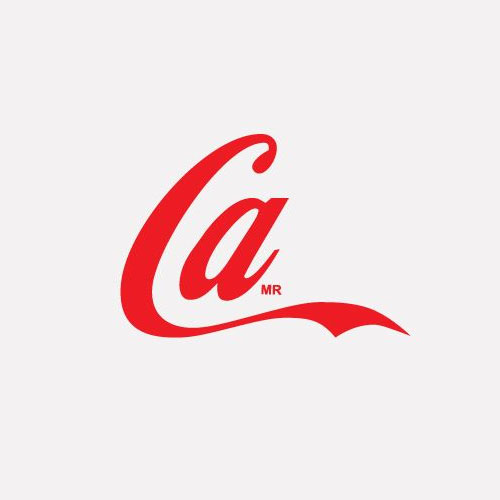 Coca Cola logo simplified