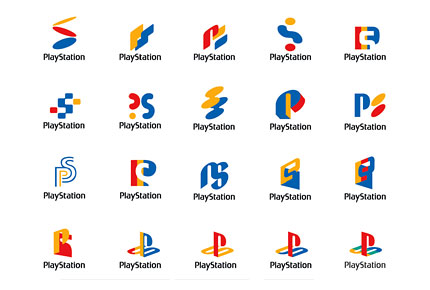Logo Design History on Changing Playstation Logos   Logo Design Love