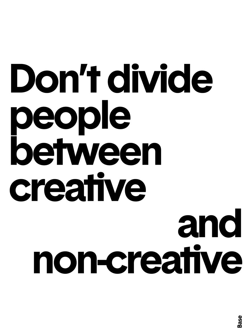 Creative, non-creative