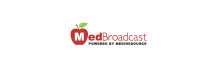 Medbroadcast logo design