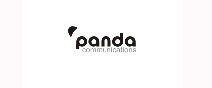 Panda Communications logo design