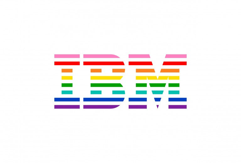 IBM rainbow logo
