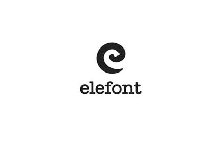 Elefont logo design
