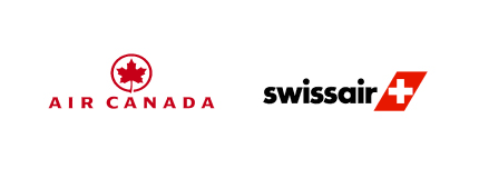 swiss air canada logo