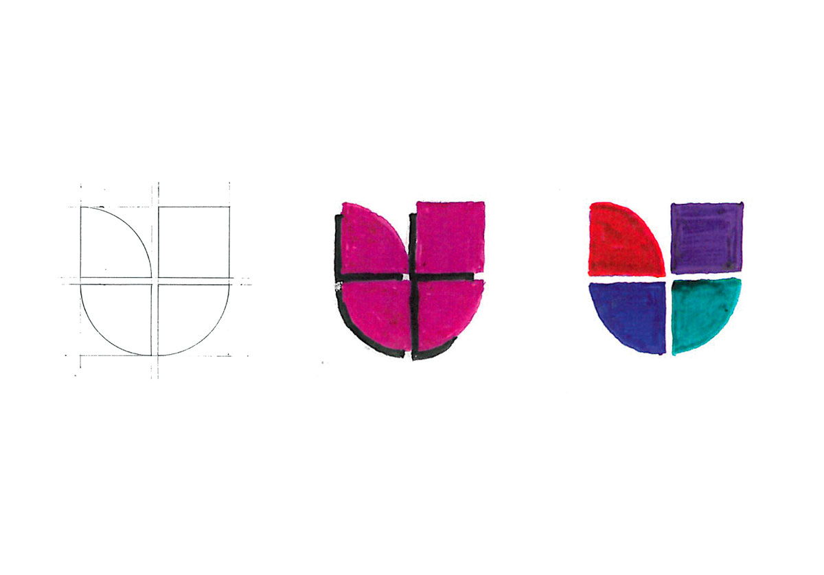 Univision logo sketch