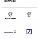 De-cluttered logos