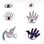 The old dove/hand logo combination