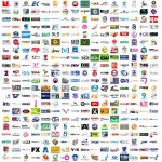 9,000 TV channel logos