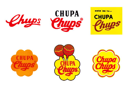 Evolución del logo de Chupa Chups