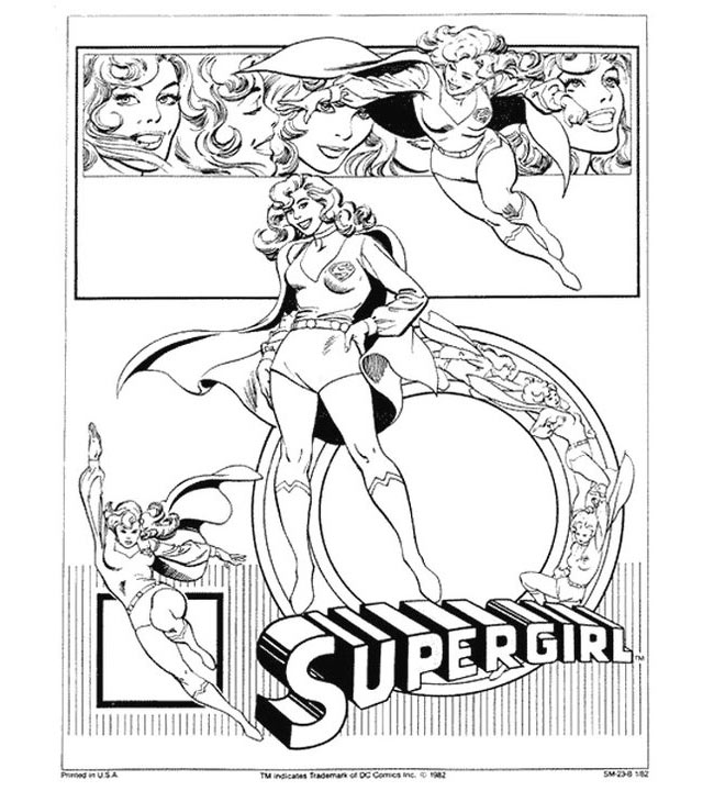DC Comics Supergirl sketches