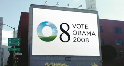 Obama 08 logo design