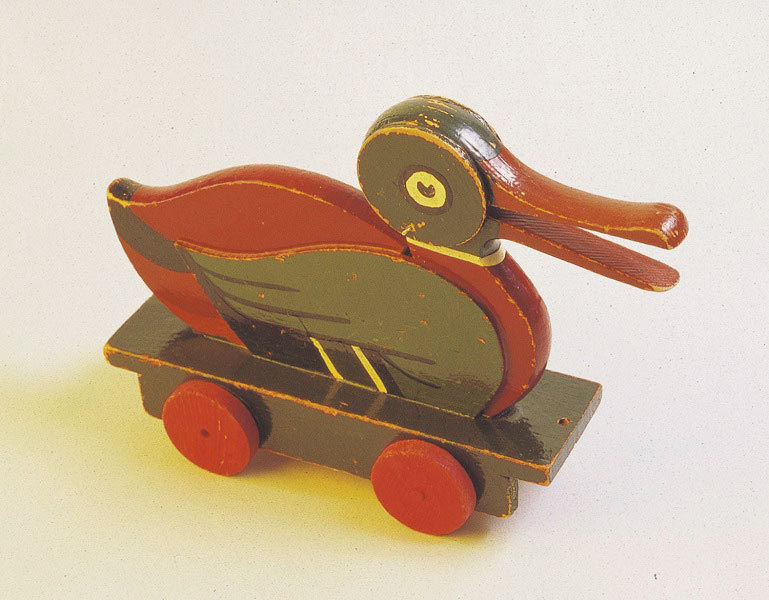LEGO wooden duck toy