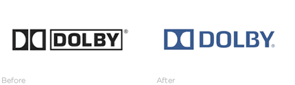 Dolby logo redesign