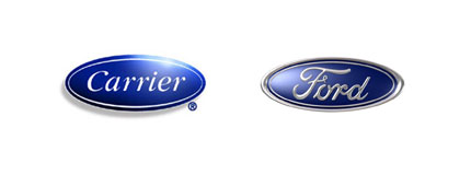 carrier ford logos