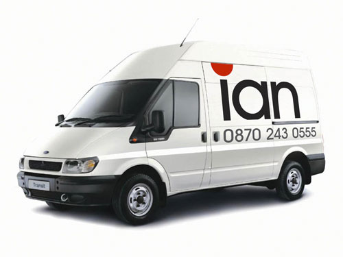 Ian The Plumber van