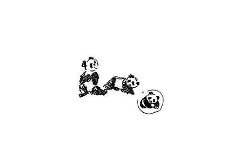 WWF logo sketches