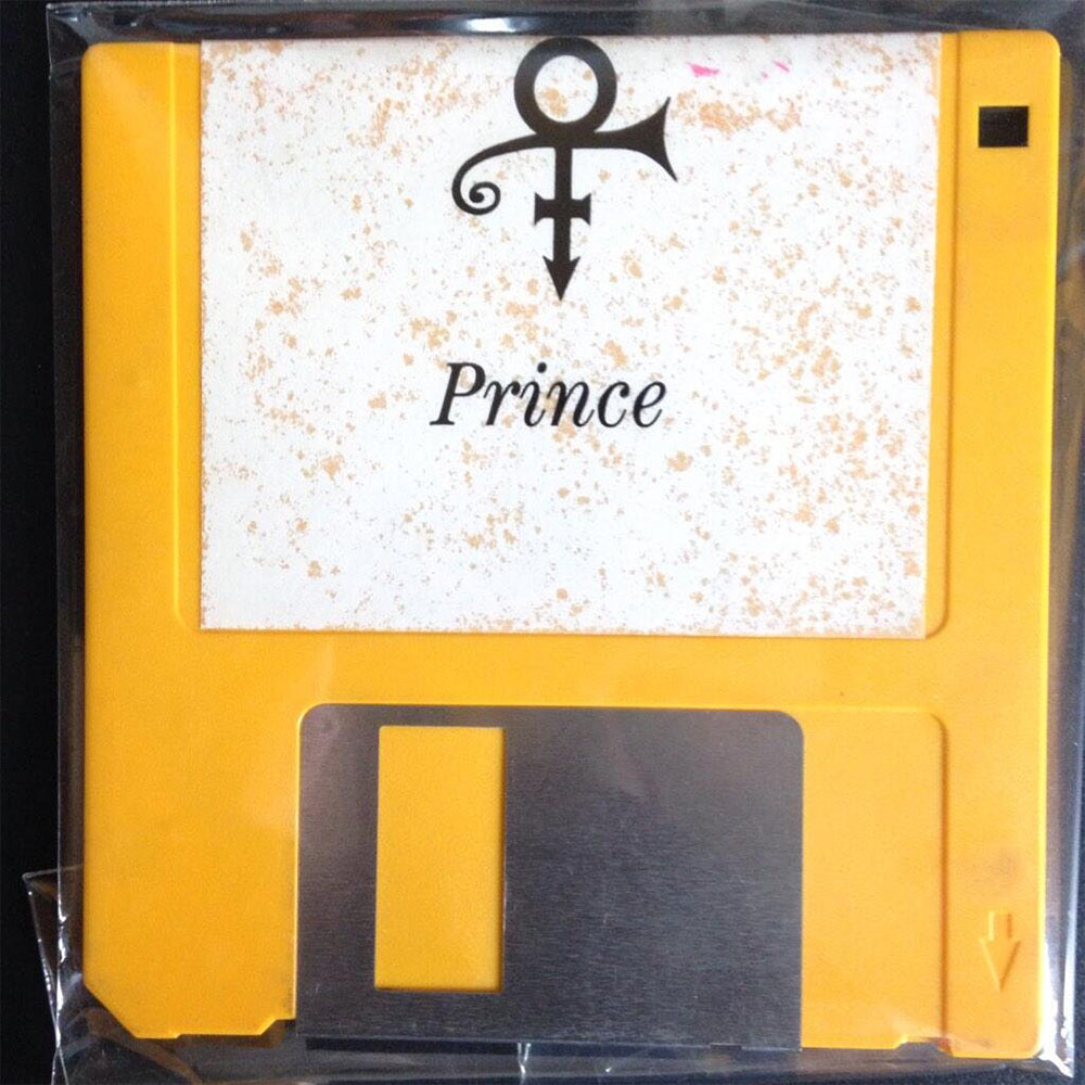 Prince symbol on floppy