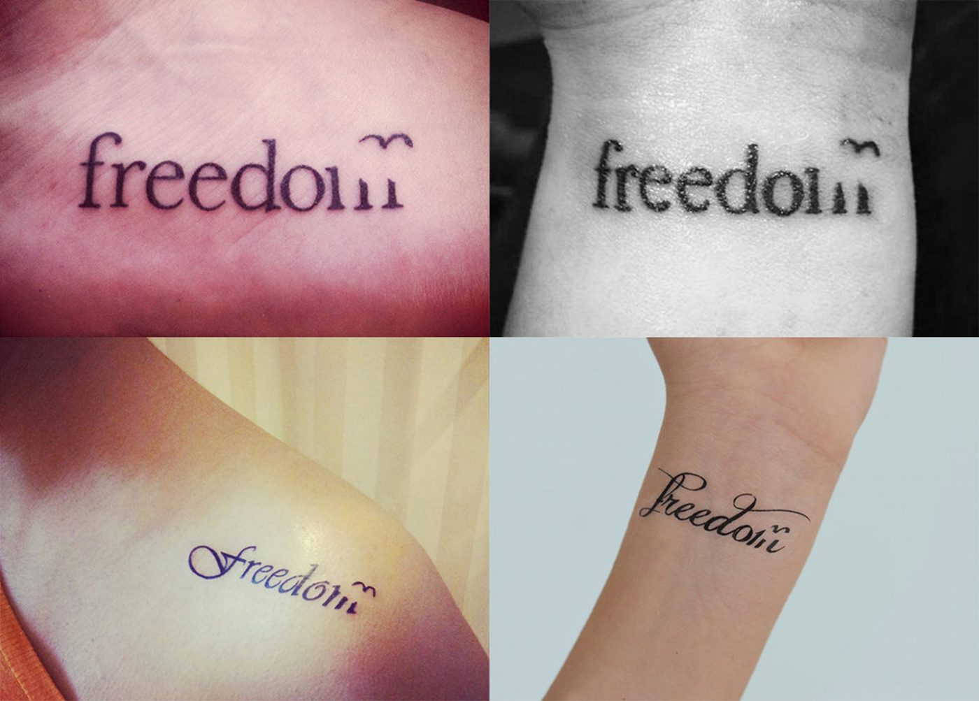 Freedom logo tattoo The Chase