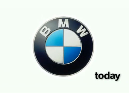BMW Logo Evolution Nostalgie Blechschild 40 cm Tin sign shield 