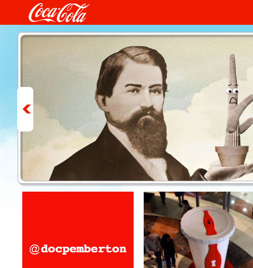 Coca-Cola website Nov 2011