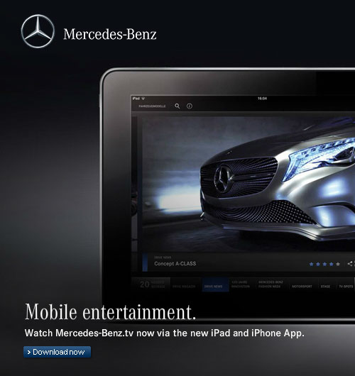 Mercedes-Benz website Nov 2011