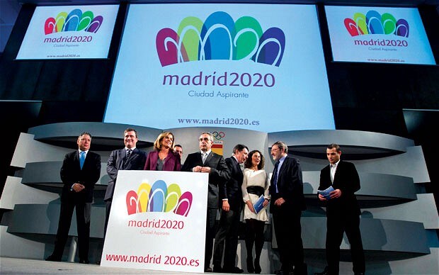 Madrid 2020 logo controversy