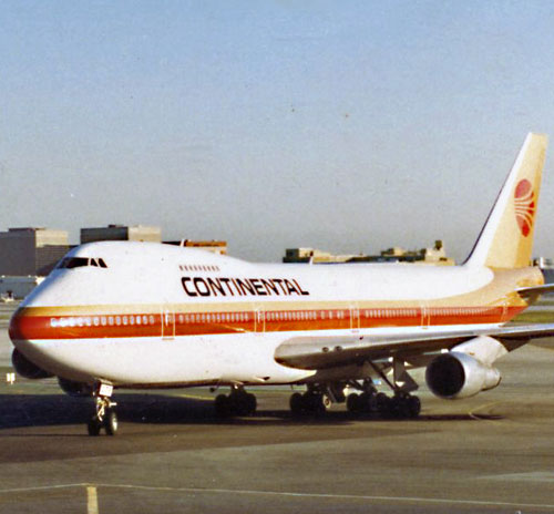 Continental Airlines livery Saul Bass