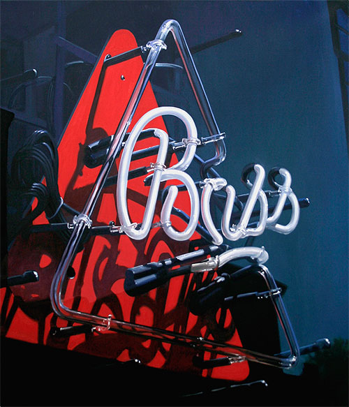 Bass ale neon sign