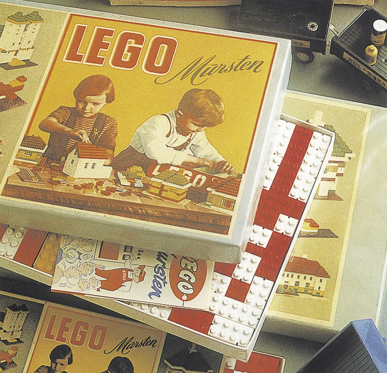 LEGO Mursten packaging 1953
