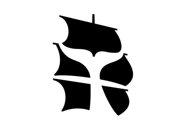 Logo Museum Perburuan Paus Bedford Baru