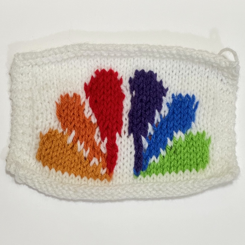 Embroidered NBC logo