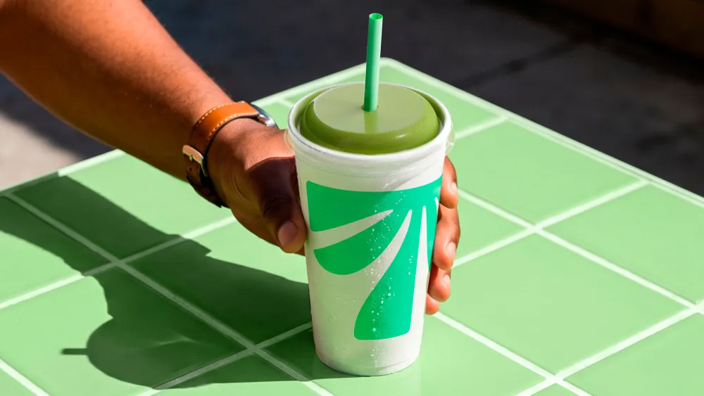 Tropical Smoothie Cafe cup